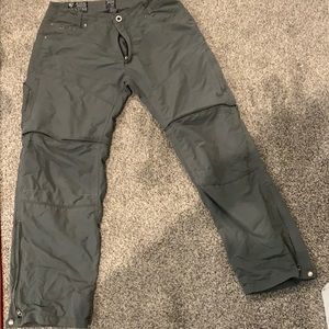 Kuhl zip off out door pants